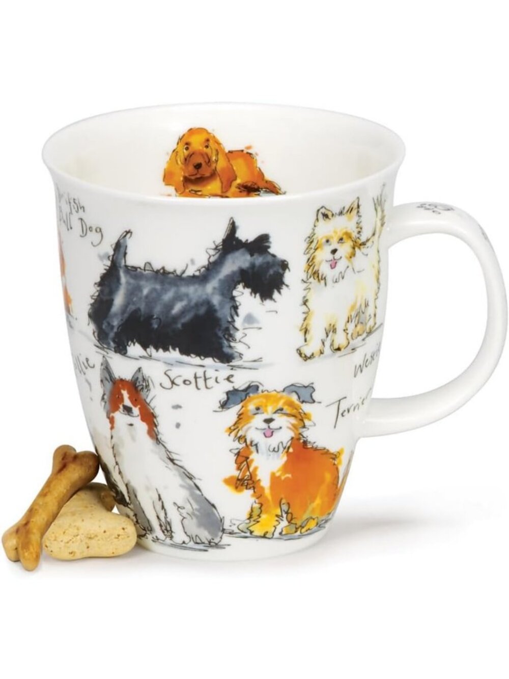 Adorable Messy Dogs Mug - 16.2oz Ceramic Cup for Dog Lovers, Perfect Gift